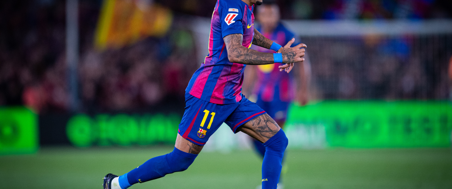 Escudo del FC Barcelona Raphinha, convocada para el Mundial de Brasil El delantero del Barça disputará su segundo Mundial con la primera selección sudamericana Fecha de publicación Hace 10 Minutos