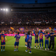 FC. Barcelona: Escudo del FC Barcelona Todas las estadísticas de Escudo del FC Barcelona Todas las estadísticas de 57 puntos de 57 en casa Repasamos algunos de los números del pleno de victorias del Barça en casa en el primer equipo de La Liga Fecha de publicación Hace 1 hora