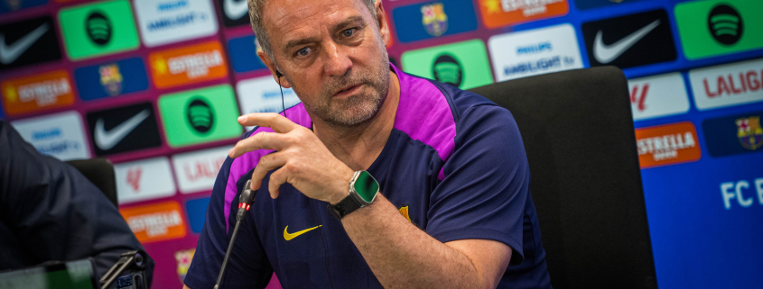 Escudo del FC Barcelona Vídeo: 'Queremos 100 puntos' El título ya está conseguido pero eso no quita que el técnico del FC Barcelona se tome a la ligera el viaje a Mendizorroza Primer Equipo Fecha de publicación Hace 1 hora