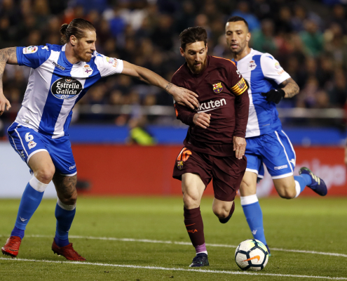 Escudo del club FC Barcelona Dos equipos tradicionales regresan a LaLiga Gallegos y cántabros regresan a LaLiga después de ocho y 14 años respectivamente, recuperando dos enfrentamientos tradicionales del primer equipo blaugrana Fecha de publicación Hace 58 minutos
