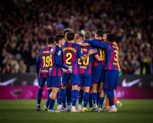 Escudo del club FC Barcelona Los cinco mejores partidos de la temporada Elegimos los partidos que destacaron por encima de todos en el Primer Equipo 2025/26 Fecha de publicación Hace 8 Minutos