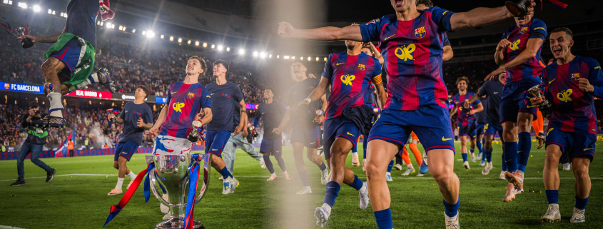 Insignia del club FC Barcelona Récords de La Liga de la temporada El equipo de Hansi Flick logró algunos goles memorables en la liga en la temporada 2025/26 Primer equipo Fecha de publicación Hace 1 hora