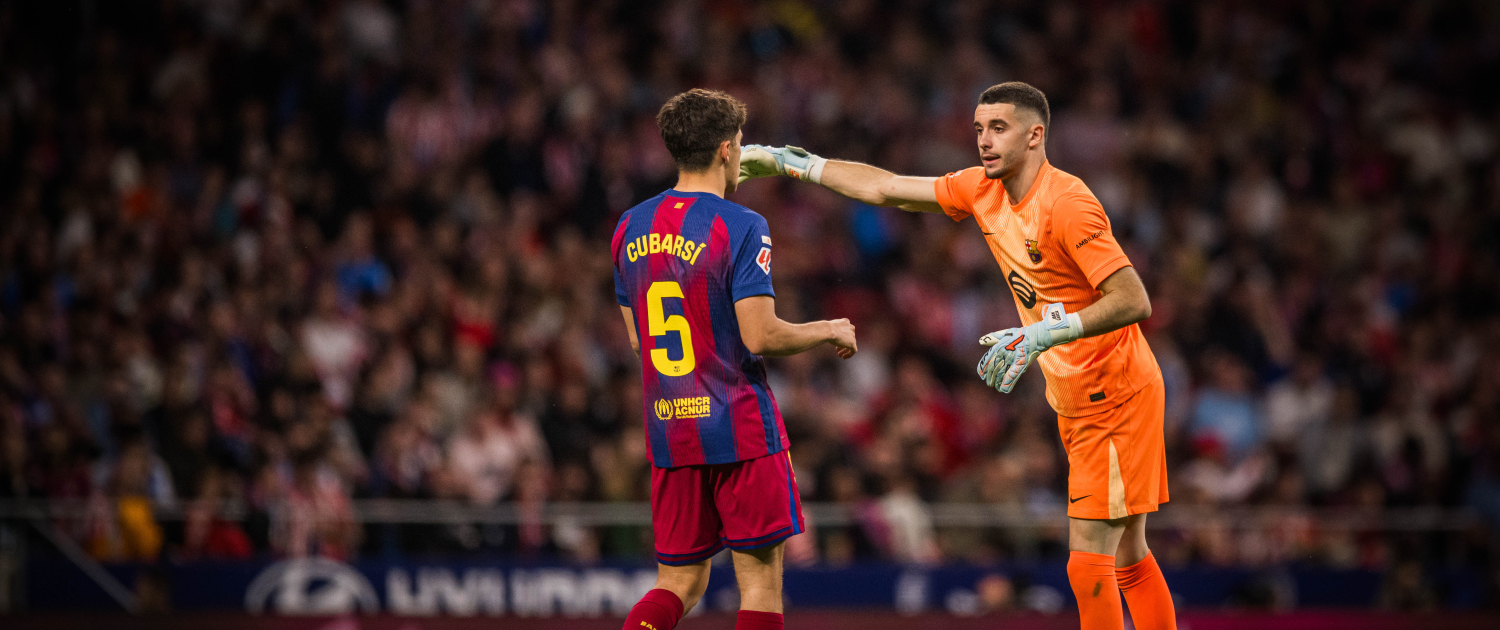 Escudo del FC Barcelona Cinco debutantes mundialistas Lamine Yamal, Cubarsí, Joan García, Anthony Gordon y Hamza Abdelkarim debutan en el Primer Equipo Fecha de publicación Hace 54 minutos