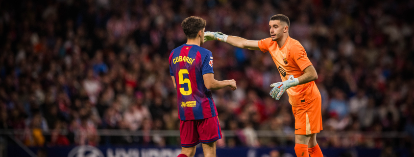 Escudo del FC Barcelona Cinco debutantes mundialistas Lamine Yamal, Cubarsí, Joan García, Anthony Gordon y Hamza Abdelkarim debutan en el Primer Equipo Fecha de publicación Hace 54 minutos