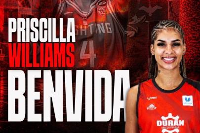 Priscilla Williams, nueva jugadora de Durán Maquinaria Ensino