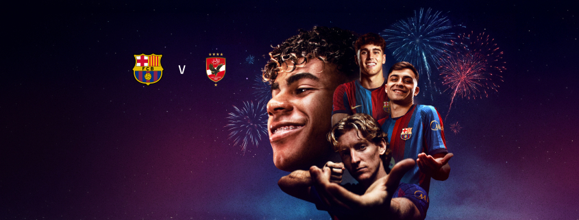 Escudo del FC Barcelona Al Ahly en el Gamper El conjunto egipcio se enfrentará al primer equipo azulgrana el miércoles 19 de agosto a las 20.00 horas en el primer Trofeo Joan Gamper que se disputará en el Spotify Camp Nou desde su reapertura Primer Equipo Fecha publicada hace 2 horas