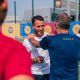 Escudo del FC Barcelona Entrenamiento con un visitante Los blaugrana se ejercitaron a las 9.30 horas en el campo 2 de la Ciutat Esportiva, con la presencia del campeón del Mundo Primer Equipo Fecha de publicación Hace 22 Minutos