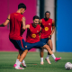 Escudo del FC Barcelona Primer entrenamiento de la temporada 2026/27 La plantilla de Hansi Flick se ejercita por primera vez este verano en el primer equipo de la Ciutat Esportiva Fecha de publicación Hace 1 hora
