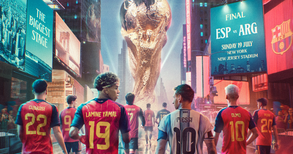 Escudo del club FC Barcelona VISTA PREVIA | Una final del Mundial muy blaugrana Una selección española con ocho culés en la plantilla se enfrenta a Argentina en el enfrentamiento en Nueva York Primer Equipo Fecha de publicación Hace 1 hora
